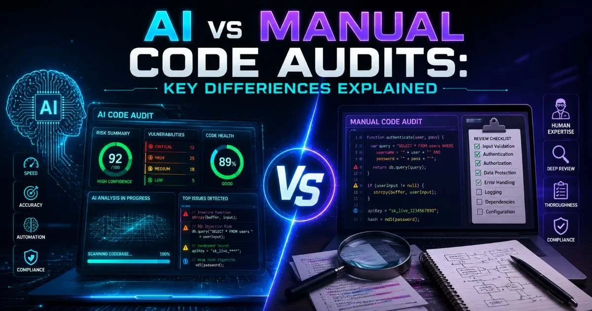 AI vs Manual Code Audits: Key Differences Explained