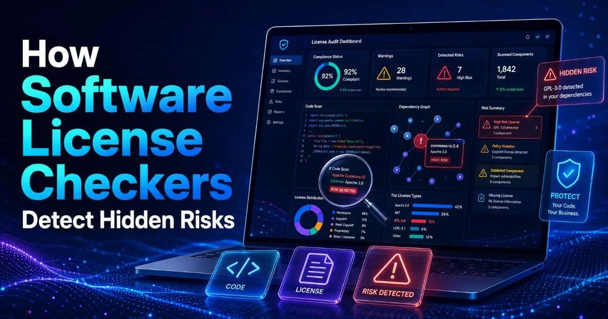 How Software License Checkers Detect Hidden Risks